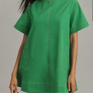 Maeve by Anthropologie Short Sleeve Swing Mini Dress - Small